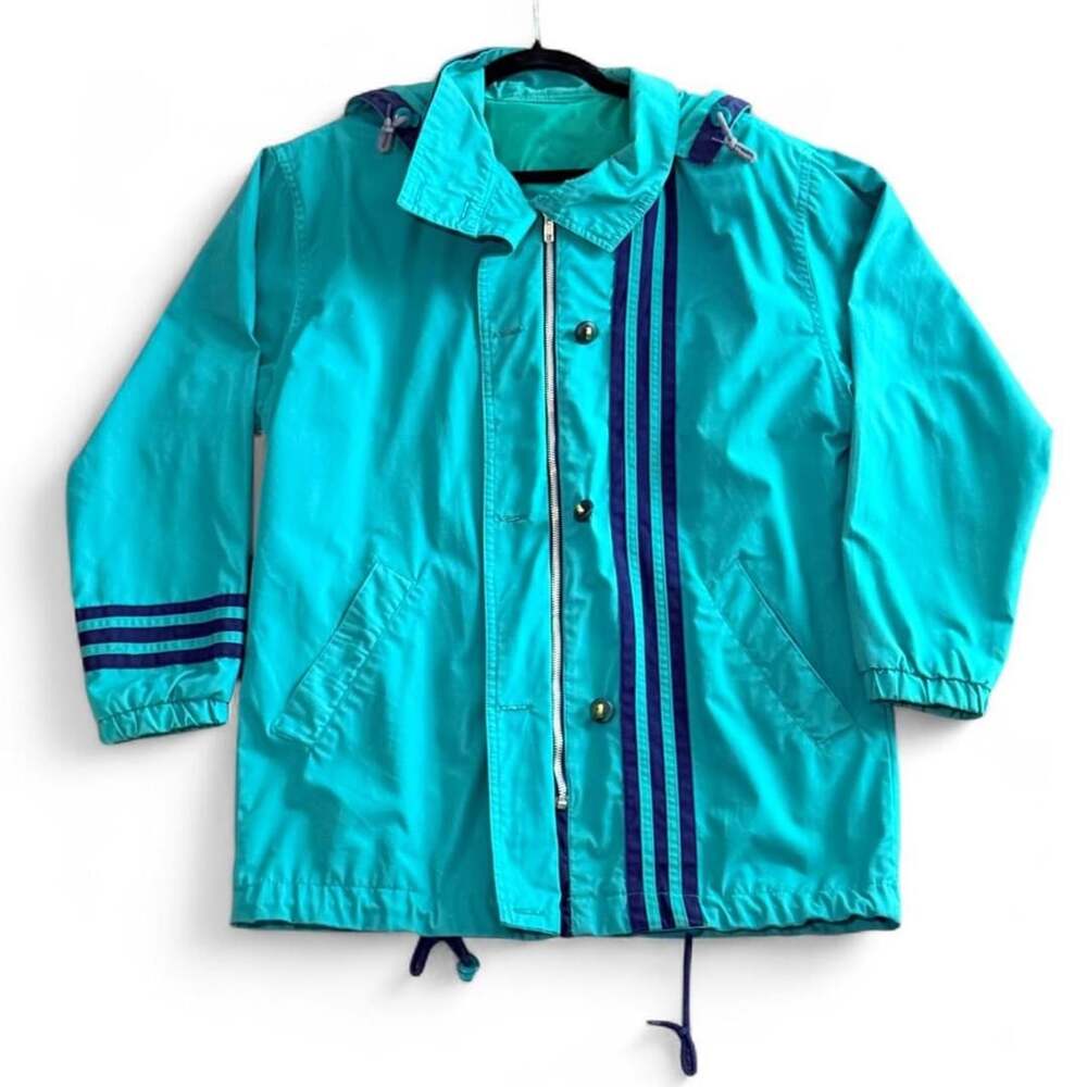 Brunton Teal Windbreaker Size S 90s Retro Sportswear Gorpcore Jacket